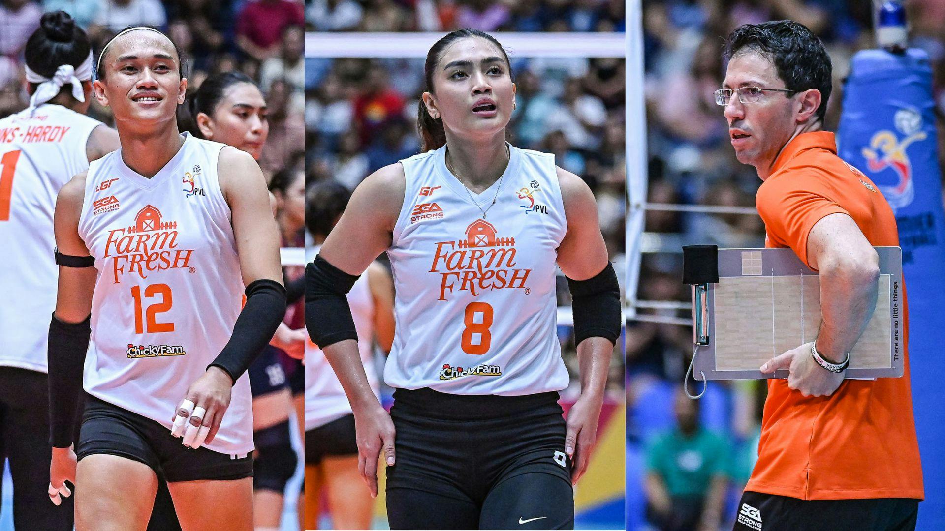 PVL: Tubu, Dela Cruz find freedom in mistakes under coach Lodi’s system with Farm Fresh